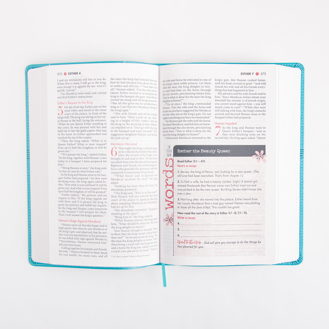 NIV Ultimate Bible for Girls - Faithgirlz Edition - Leathersoft - Teal
