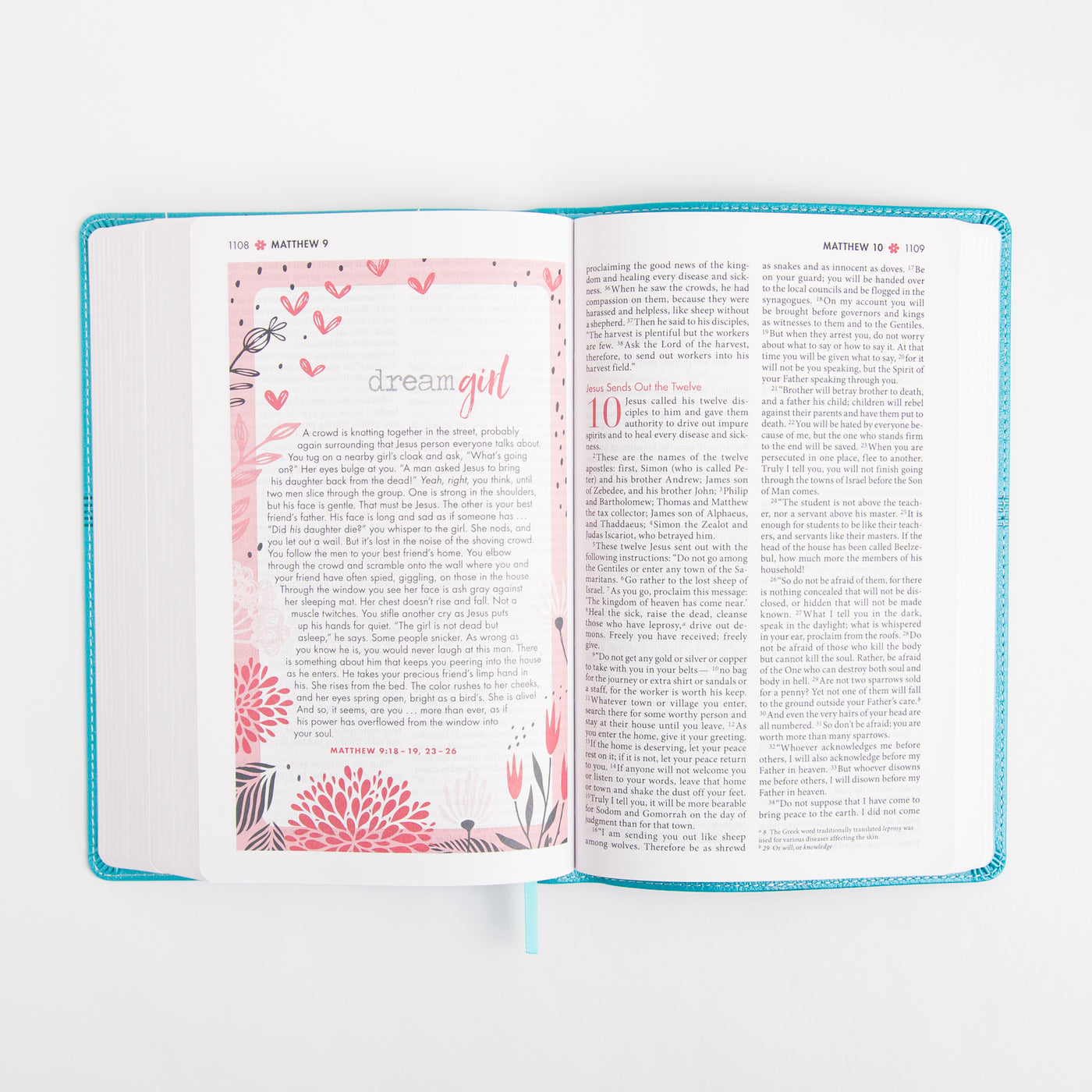 NIV Ultimate Bible for Girls - Faithgirlz Edition - Leathersoft - Teal