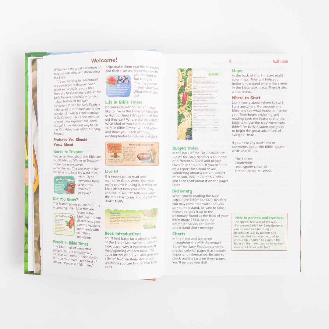 NIrV Adventure Bible for Early Readers - Hardcover - Full Color