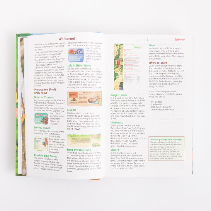 NIrV Adventure Bible for Early Readers - Hardcover - Full Color