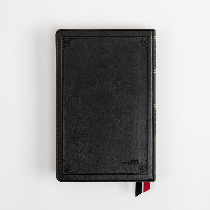 NKJV End-of-Verse Reference Bible - Personal Size Large Print - Leathersoft - Black