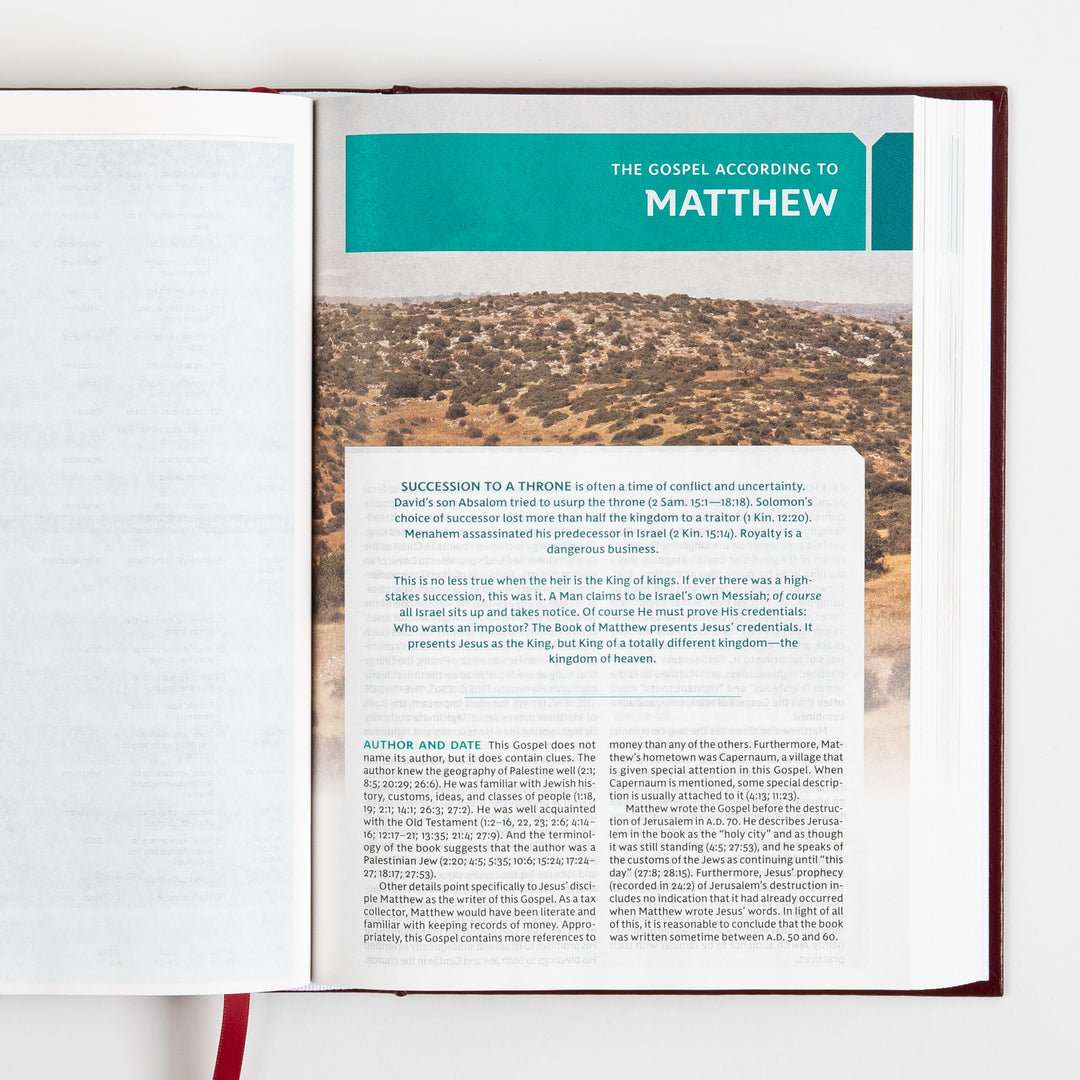 NKJV Study Bible - Full-Color, Red Letter - Hardcover, Comfort Print