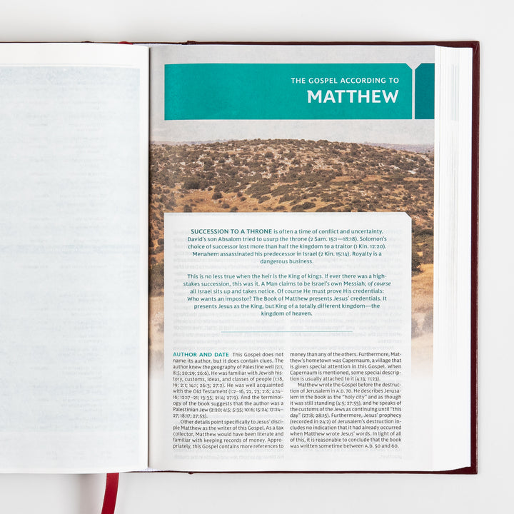 NKJV Study Bible - Full-Color, Red Letter - Hardcover, Comfort Print