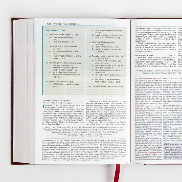 NKJV Study Bible - Full-Color, Red Letter - Hardcover, Comfort Print