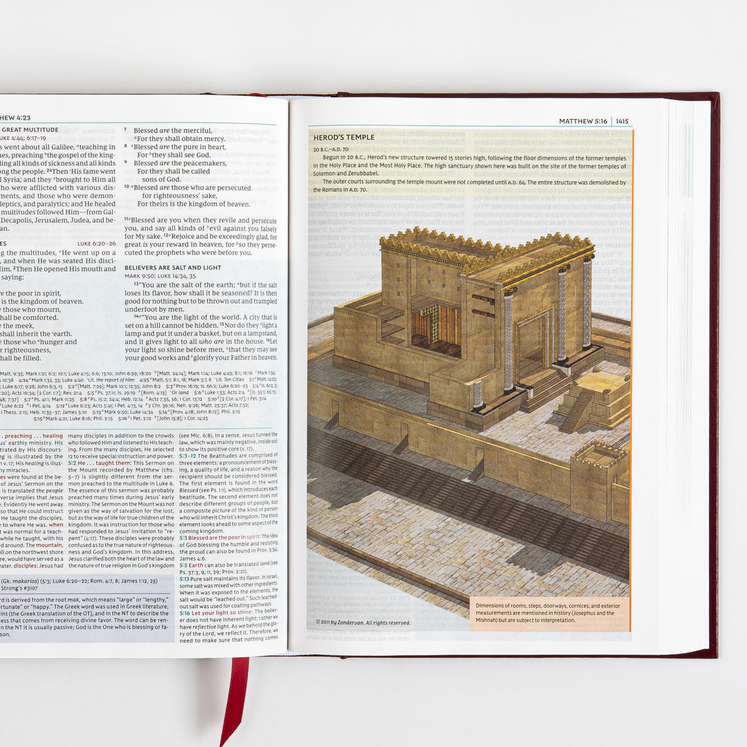 NKJV Study Bible - Full-Color, Red Letter - Hardcover, Comfort Print
