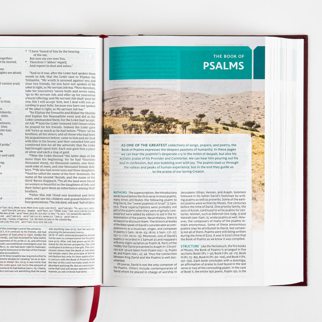 NKJV Study Bible - Full-Color, Red Letter - Hardcover, Comfort Print