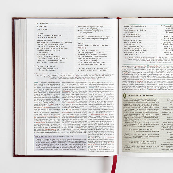 NKJV Study Bible - Full-Color, Red Letter - Hardcover, Comfort Print