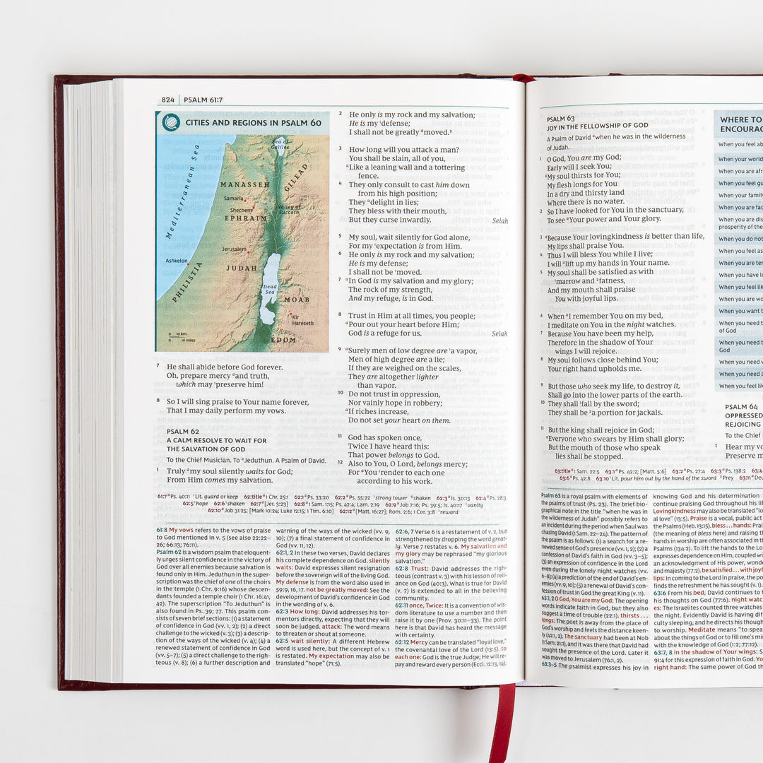 NKJV Study Bible - Full-Color, Red Letter - Hardcover, Comfort Print