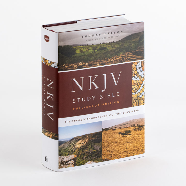 NKJV Study Bible - Full-Color, Red Letter - Hardcover, Comfort Print