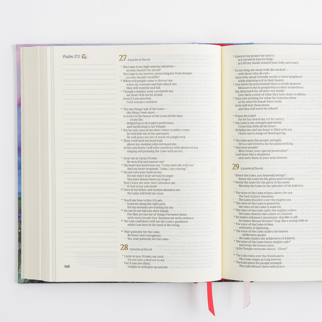 NLT Notetaking Bible - Cloth over Board, Cana