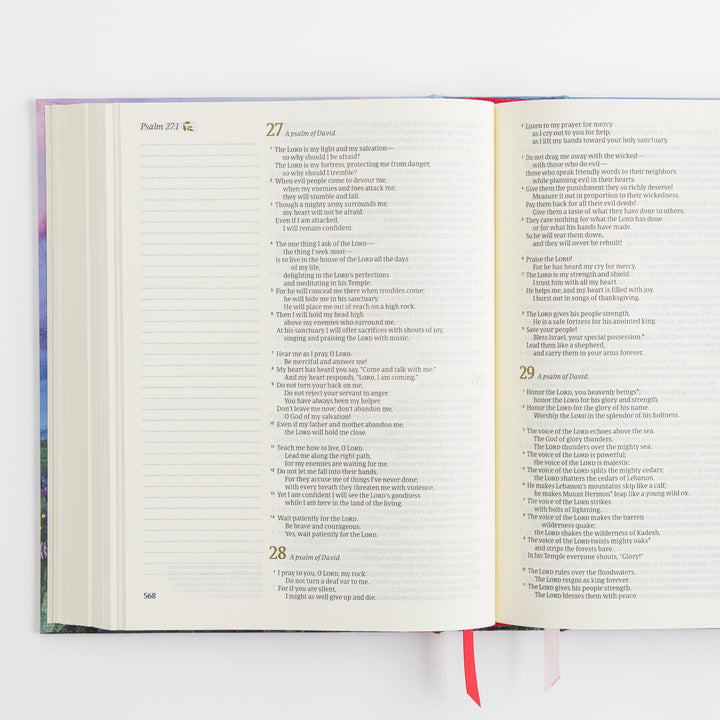 NLT Notetaking Bible - Cloth over Board, Cana