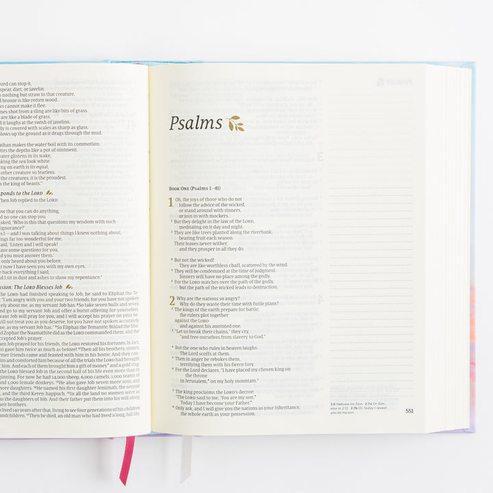 NLT Notetaking Bible - Cloth over Board, Rosemary Beach
