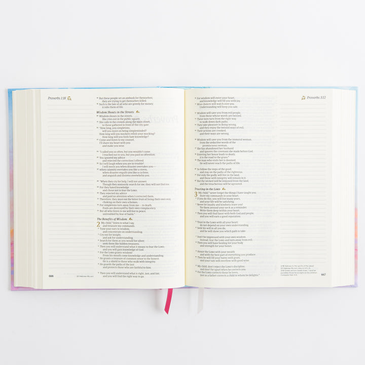 NLT Notetaking Bible - Cloth over Board, Rosemary Beach
