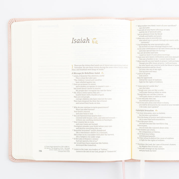 NLT Journaling Bible - Single Column - Shiloh Theme