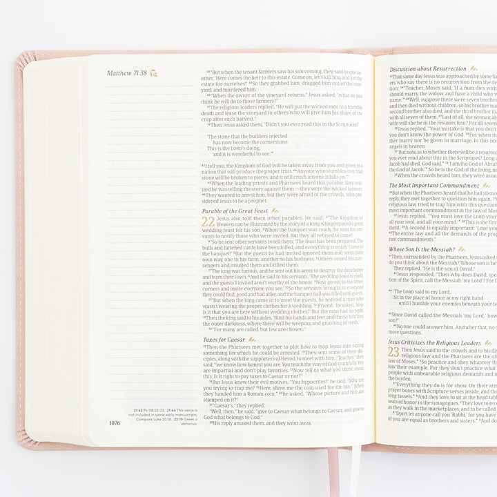 NLT Journaling Bible - Single Column - Shiloh Theme