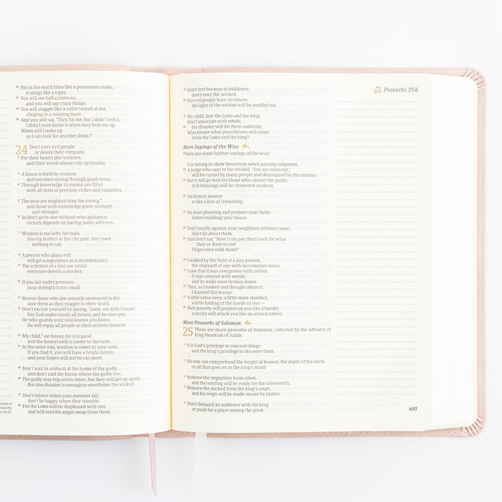 NLT Journaling Bible - Single Column - Shiloh Theme