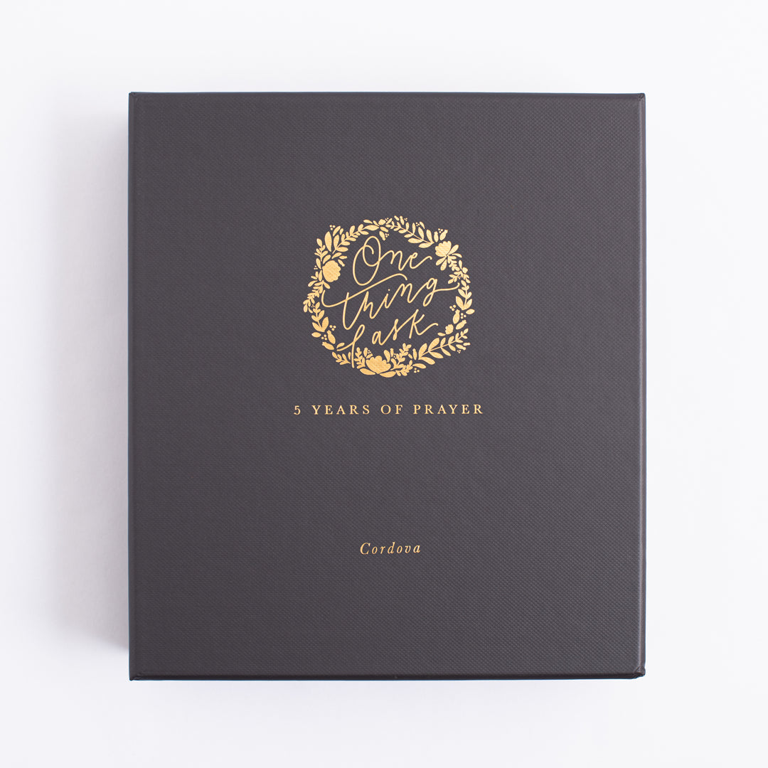One Thing I Ask 5-Year Prayer Journal - Cordova Theme