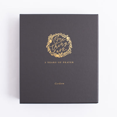 One Thing I Ask 5-Year Prayer Journal - Cordova Theme