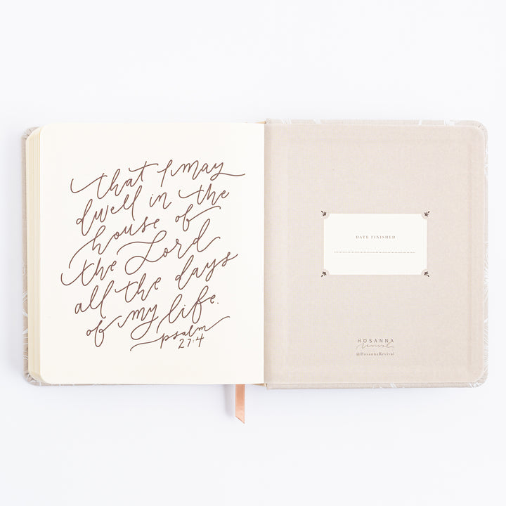 One Thing I Ask 5-Year Prayer Journal - Cordova Theme