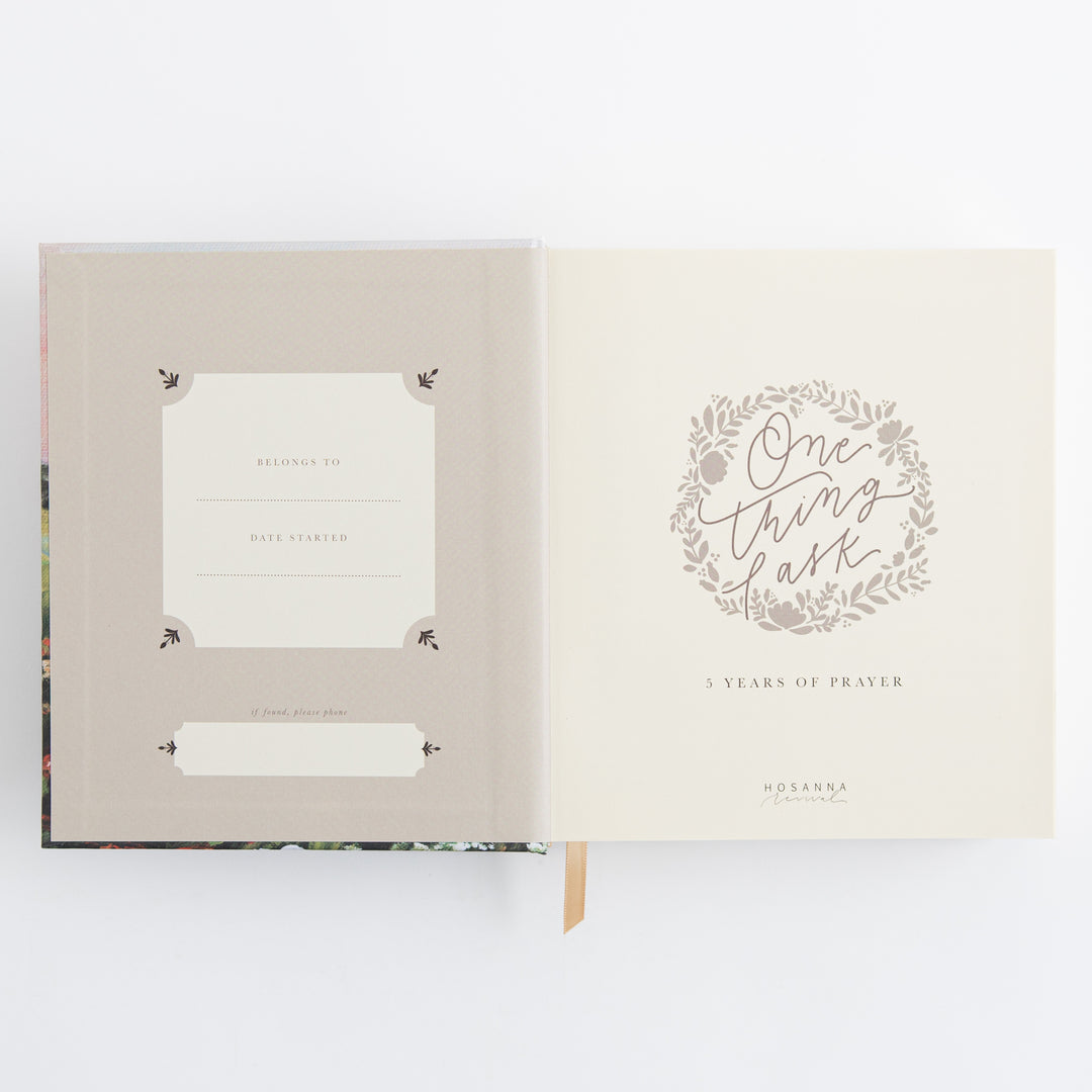 One Thing I Ask 5-Year Prayer Journal - Coram