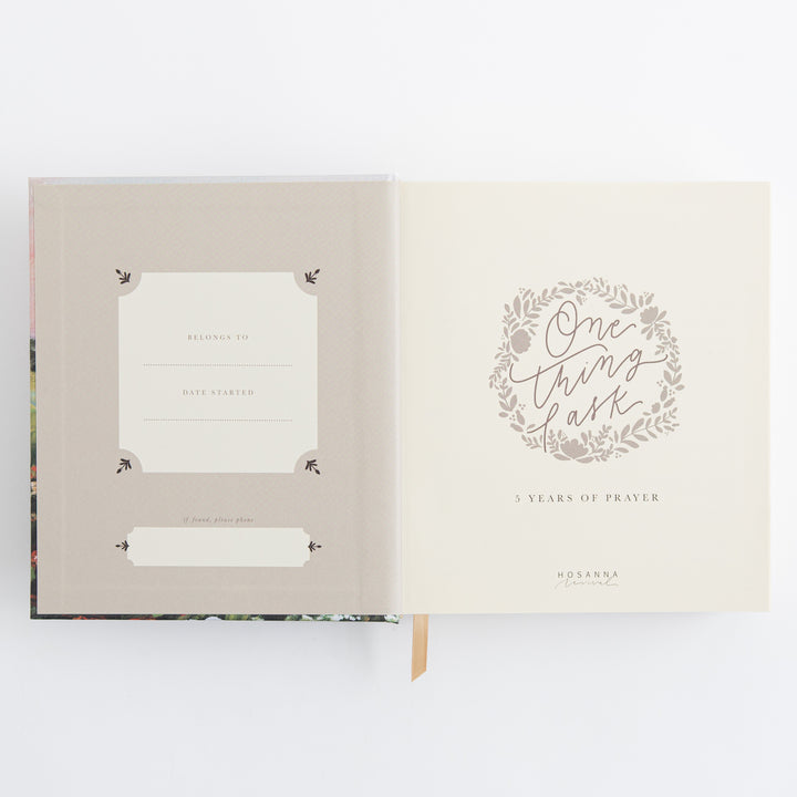 One Thing I Ask 5-Year Prayer Journal - Coram