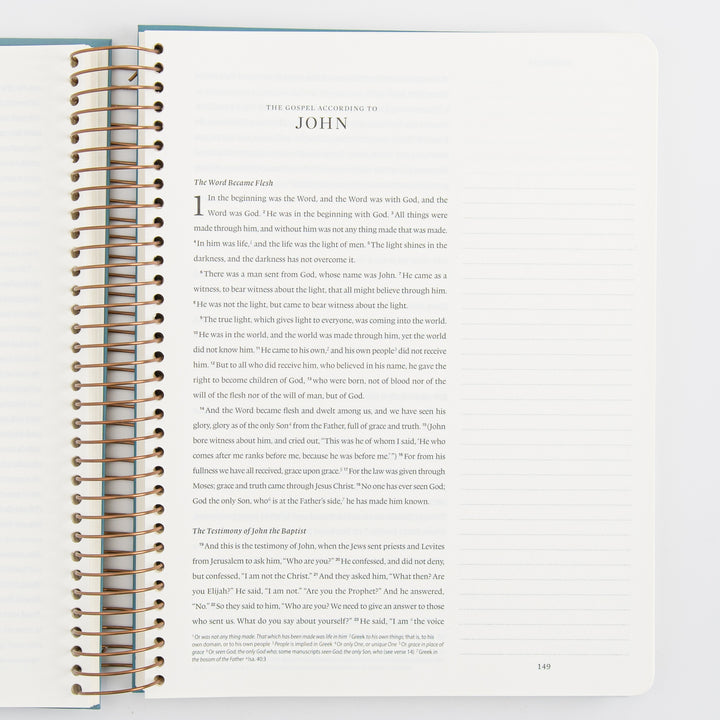 ESV Spiral-Bound Journaling Bible, New Testament - Hardcover