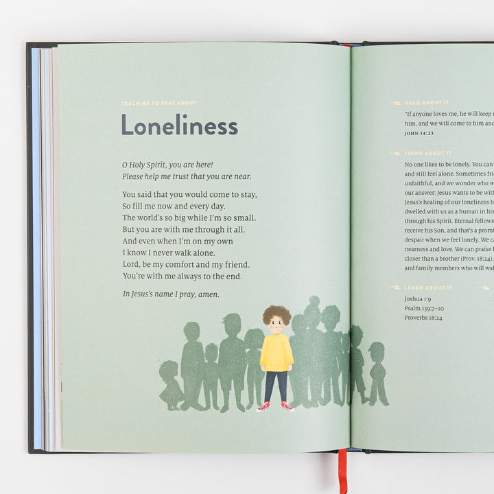 Open book spread on the &
