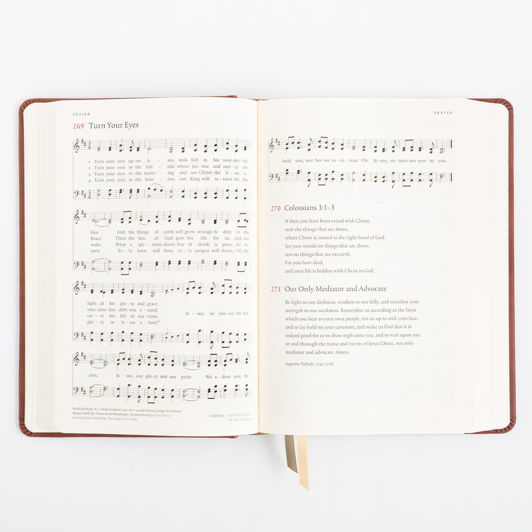 The Sing Hymnal, TruTone over Board, Brown