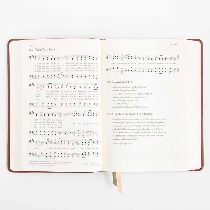 The Sing Hymnal, TruTone over Board, Brown