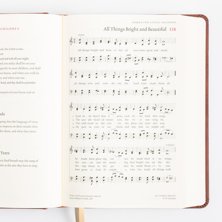 The Sing Hymnal, TruTone over Board, Brown