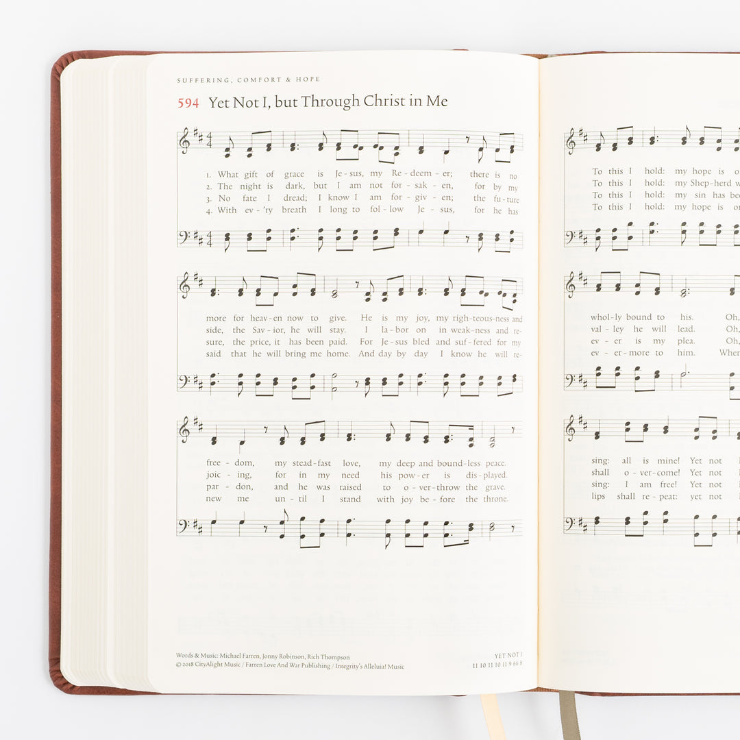 The Sing Hymnal, TruTone over Board, Brown