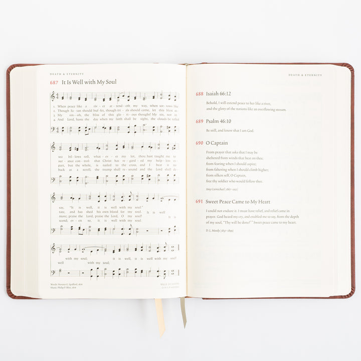 The Sing Hymnal, TruTone over Board, Brown