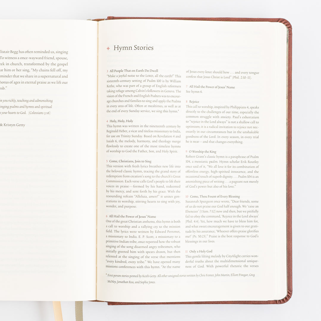 The Sing Hymnal, TruTone over Board, Brown