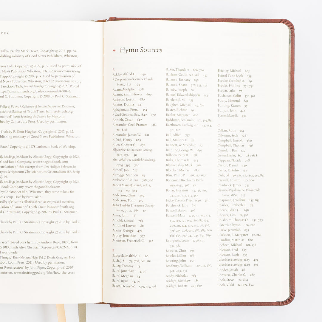 The Sing Hymnal, TruTone over Board, Brown