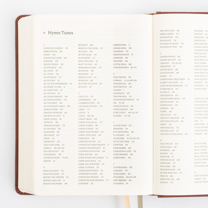 The Sing Hymnal, TruTone over Board, Brown