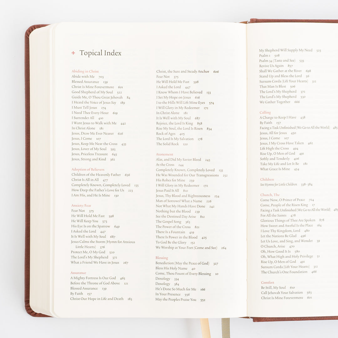 The Sing Hymnal, TruTone over Board, Brown