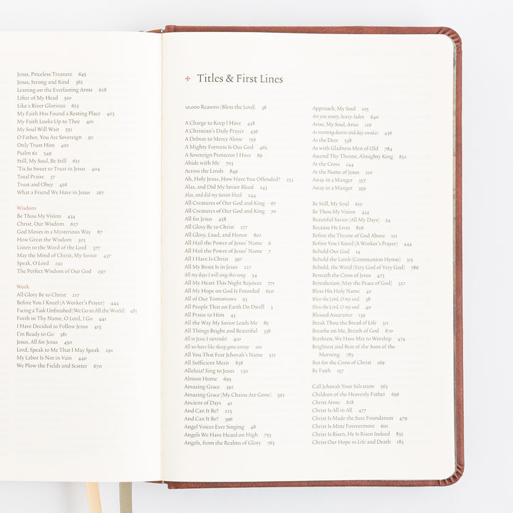 The Sing Hymnal, TruTone over Board, Brown