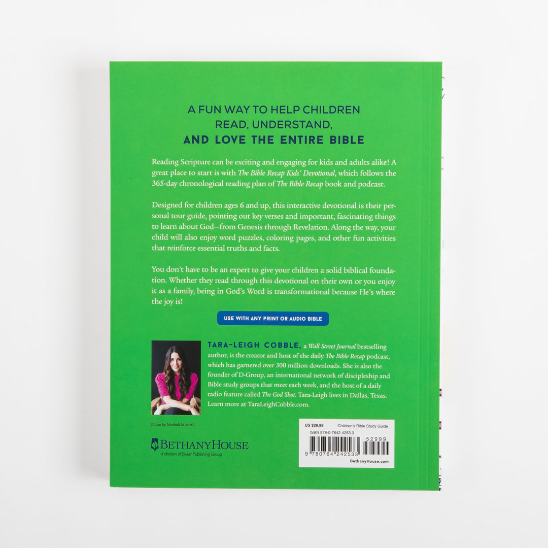 Back cover of The Bible Recap Kids&