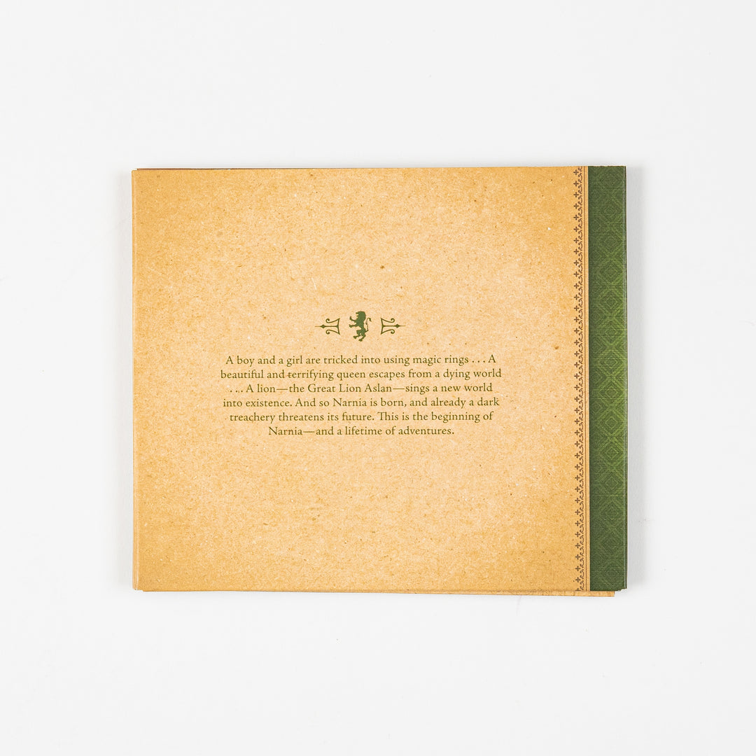 Inside back cover of &