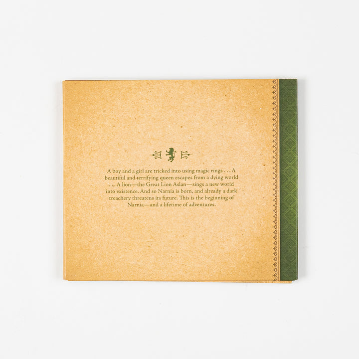 Inside back cover of &