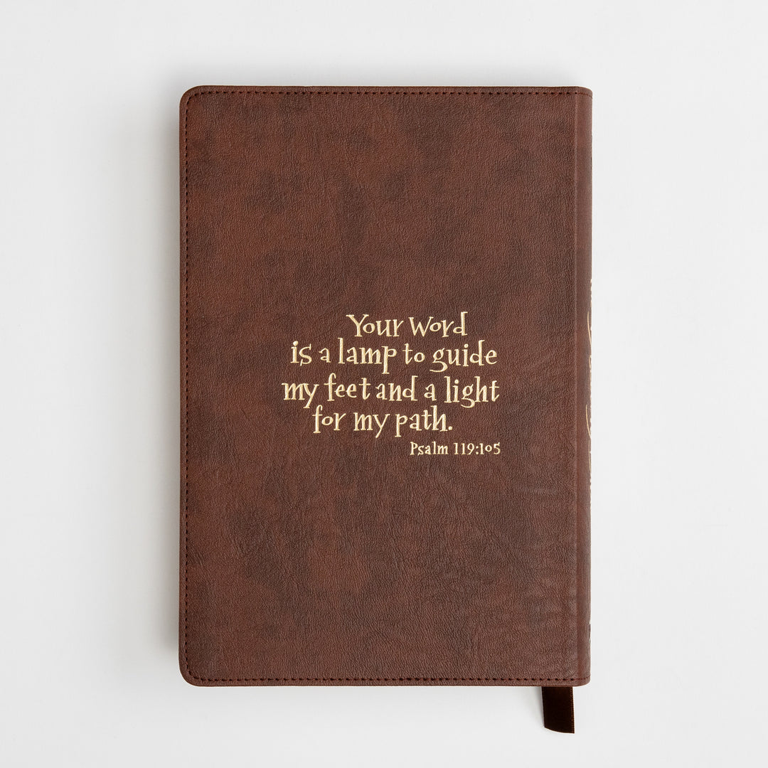 The Discovery Bible Faux Leather Brown