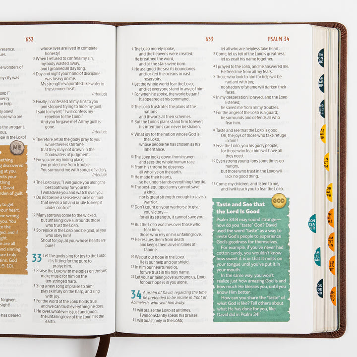 The Discovery Bible Faux Leather Brown