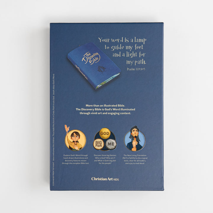 The Discovery Bible Faux Leather Navy