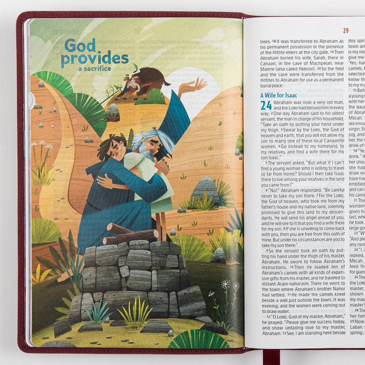 The Discovery Bible Faux Leather Purple