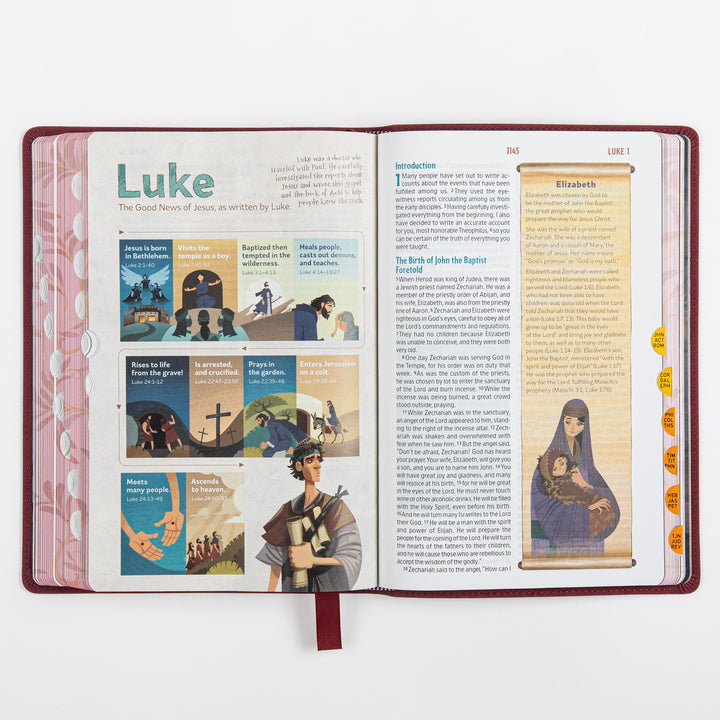 The Discovery Bible Faux Leather Purple