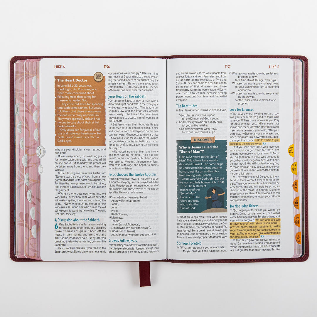 The Discovery Bible Faux Leather Purple
