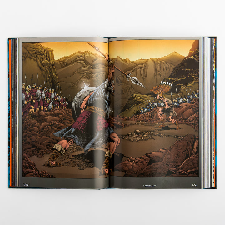 Interior comic-book double-page spread from &