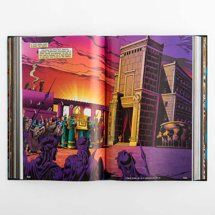Interior comic-book spread from &