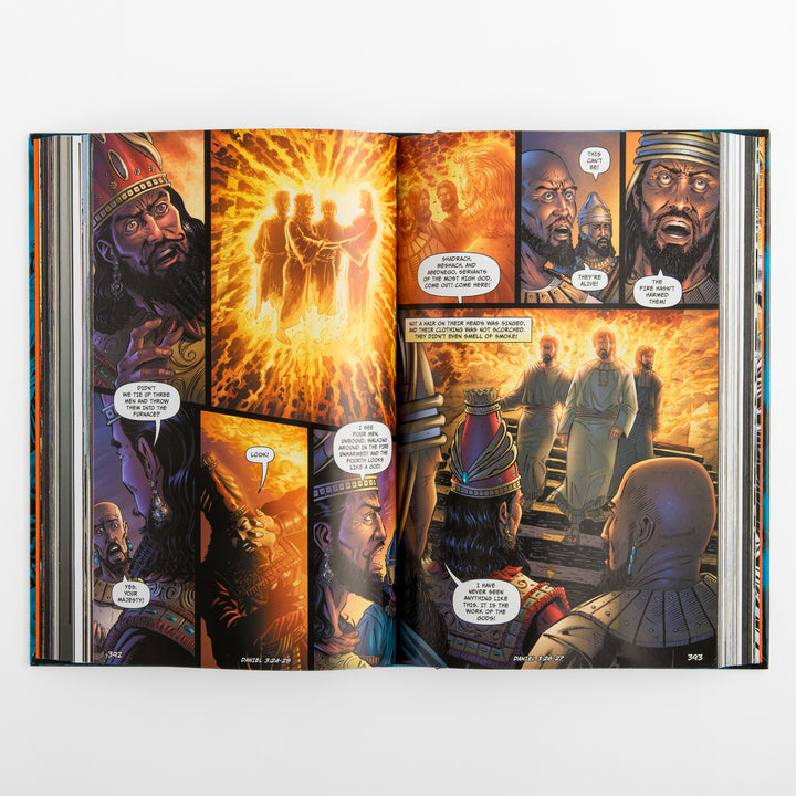 Interior comic-book spread from &