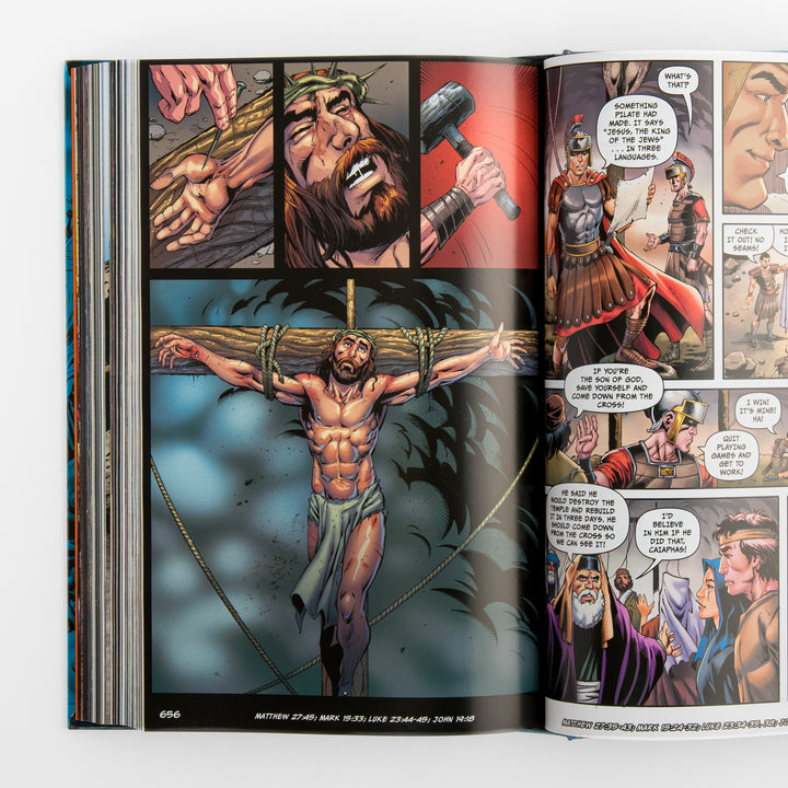 Interior comic-book spread from &